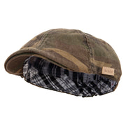 Washed Camo Ivy Cap with Elastic Band - Green-Camo OSFM