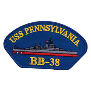 USS Pennsylvania BB 38 Blue Patch - bb-38 OSFM