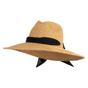 UPF 50+ Fedora Crown Extra Wide Brim Hat - Toast Mix OSFM