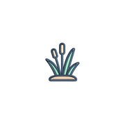 Cattails Design digitized embroidery design