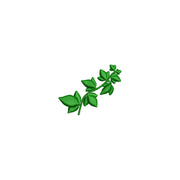 Wildflower Bouquet Logo digitized embroidery design