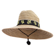 Turtle Band Lifeguard Straw Hat - Turtle OSFM