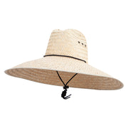 Wide Brim Natural Palm Hat - Natural OSFM
