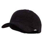 6 Panel Corduroy Dad Hat - Black OSFM