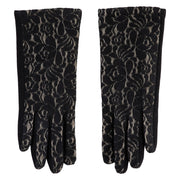 Women's Lace Texting Gloves - Black OSFM