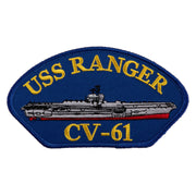 USS Ranger CV 61 Blue Patch - cv-61 OSFM