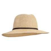Men's Outback Style Paper Braid Fedora Hat