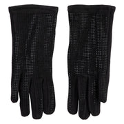 Women's All Studded Gloves - Black OSFM