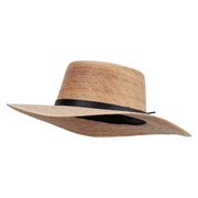 Women's Palm Braid Fedora Crown Hat