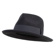 Men's Wide Ribbon Band Hat - Black M