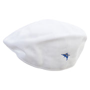 Abstract Marlin Icon Embroidered Big Mesh Ivy Cap - White XL-2XL