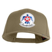 USAF Thunderbirds Embroidered Solid Cotton Twill Pro Cap - Khaki OSFM