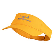 Trumpet New Orleans Embroidered Brushed Sports Visor - Yellow OSFM