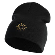 Arizona Sun Embroidered 8 inch Acrylic Short Blank Beanie - Black OSFM