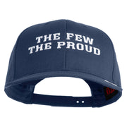 The Few The Proud Embroidered Solid Cotton Twill Pro Style Cap - Navy OSFM