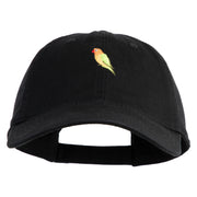 Tropical Lovebird Embroidered Deluxe Garment Washed Cotton Twill Cap
