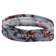 Pleated Assorted Hat Band - Grey-Flower-A OSFM