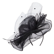 Flower Net Sinamay Fascinator