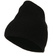 Big Size Rib Beanie with Bottom Band