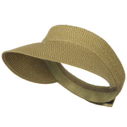 UPF50+ Regular Brim Velcrorized Back Visor