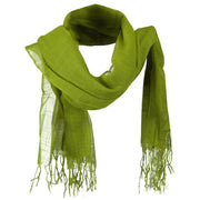 Solid Viscose Long Scarf