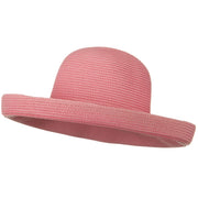 Sewn Braid Kettle Brim Self Tie Hat