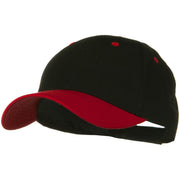 Two Tone Cotton Twill Low Profile Strap Cap