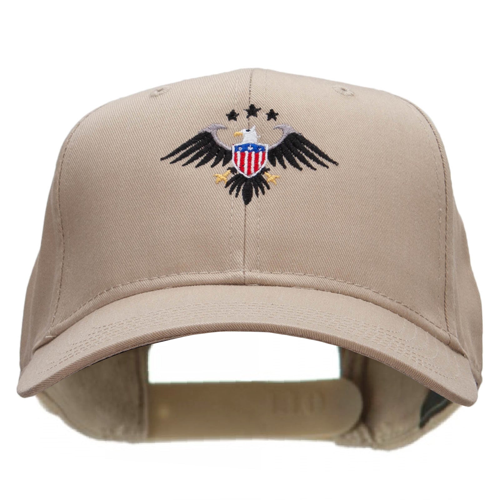 Pinnacle Awards Patriotic Trucker Hat - American Eagle Embroidered, 'In God We Trust', Navy/White