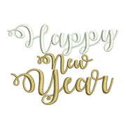 Glitter Happy New Year Symbol