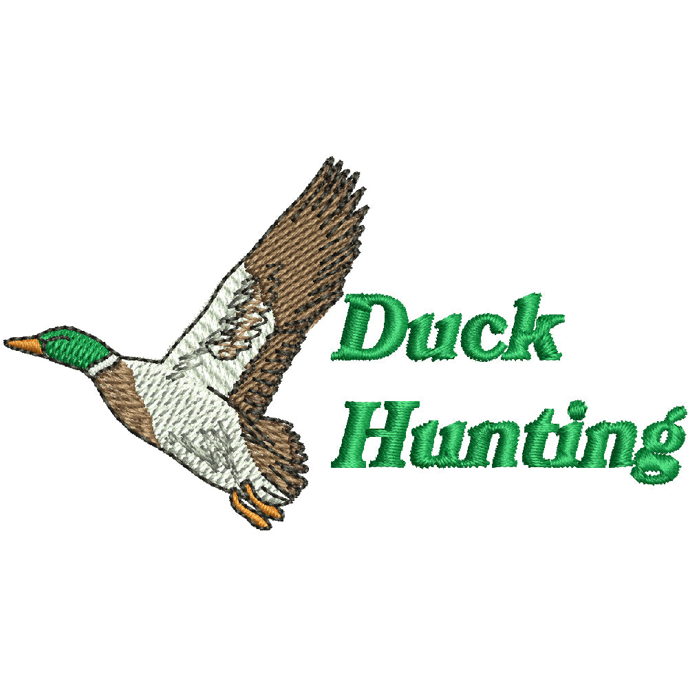 Duck Hunting Season Leisure Digitized Embroidery Design E4Hats duck-hunting-season-leisure-digitized-embroidery-design-e4hats