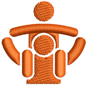 Father's Shoulder for Son digitized embroidery design