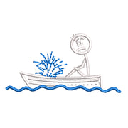 Hole On The Boat digitized embroidery design