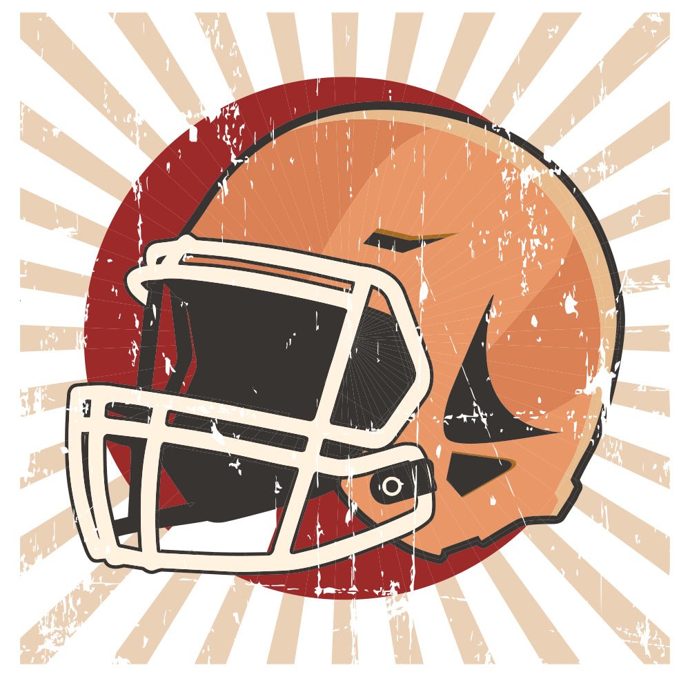 Retro Football Helmet Design Retro Football Helmet Design