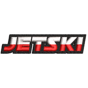 Jetski digitized embroidery design