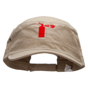 Fire Extinguisher Big Size Trendy Army Style Cap - Khaki XL-3XL