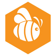 Hexagon Bee Heat Transfer Sticker