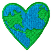 Earth Heart Ecology Iron on Patch