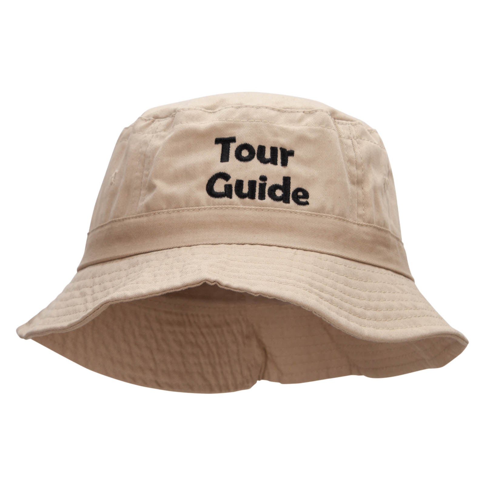 Tour Guide Embroidered Bucket Hat Phrase Designed e4Hats e4Hats