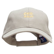 Chill Axin Embroidered New Low Profile Organic Cotton Cap - Olive OSFM