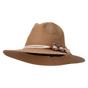 Women's Paper Braid Fedora - Bronze 57CM