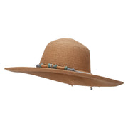 Women's Paper Braided Hat - Bronze OSFM