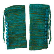 Button Accent Fingerless Arm Warmer