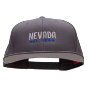 Nevada Year Established Embroidered Prostyle Snapback - Charcoal OSFM