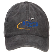 Space Cadet Embroidered Washed Cap