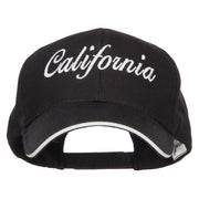 California Embroidered Oversized Twill Cap