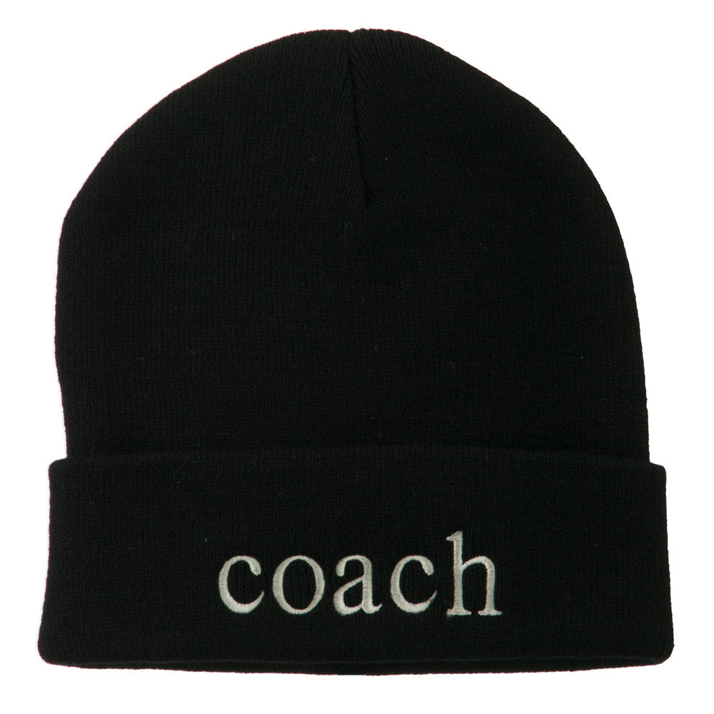 Coach Embroidered Long Beanie Word Designed e4Hats e4Hats