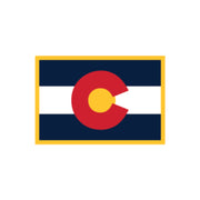 Colorado Flag Heat Transfers Sticker