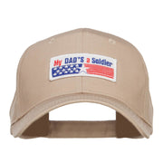 My Dad's a Soldier Patched Cotton Cap