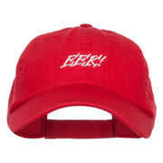 Eek Embroidered Pet Spun Cap