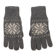 Wool Snowflake Design Glove